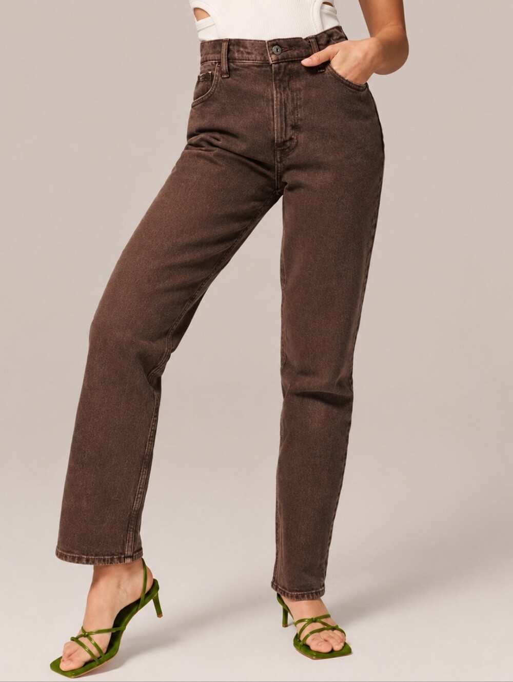Abercrombie & Fitch 29 The '90s Straight Ultra High Rise 29/8s